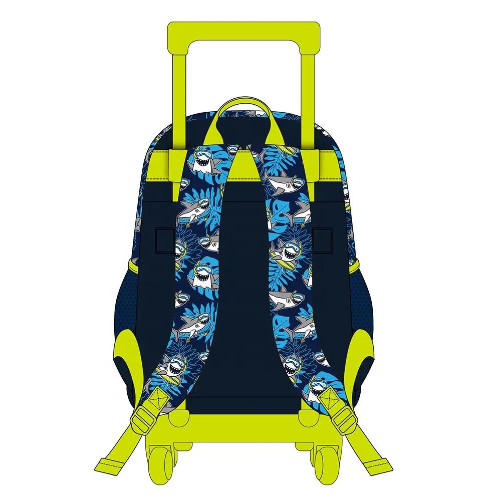 High Quality Kids School Bag Set Back to Trolley School Bag with Lunch Bag