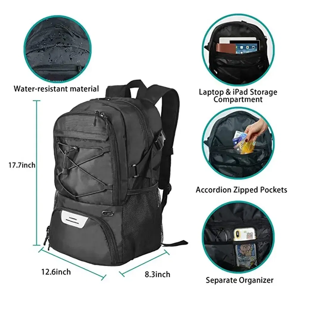 Custom Youth Sports Equipment Logo BSCI Factory Wholesale High Quality Large Capacity Waterproof Basketball Bag