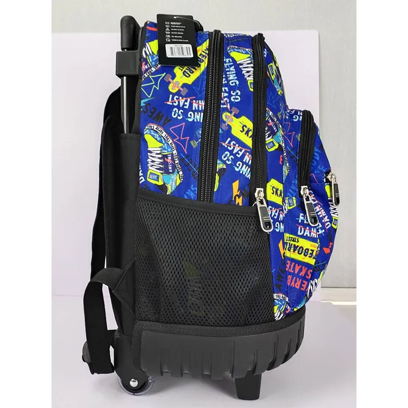 Factory Wholesale Waterproof Kids School Bag Set for Kids Wheels Trolley School Bags