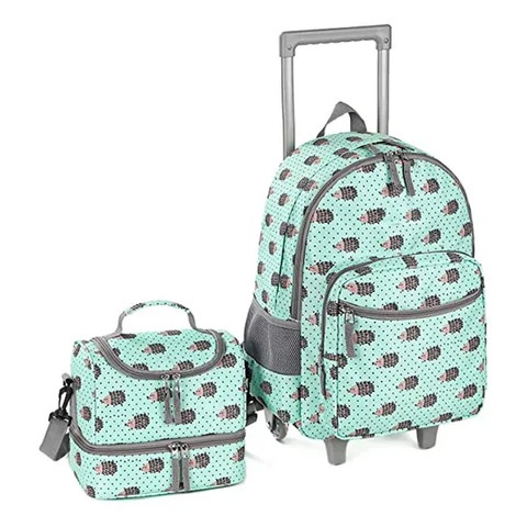 Children Bags Backpack Custom Logo Polyester School for Girls Boys Waterproof Bag Boys and Girls with Wheels