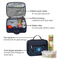 School Book Bag and Lunch Bag Set with Toddler Backpack Rolling School Bags with Wheels Roller for Elementary Primary School