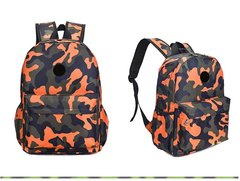 Camouflage All Over Print Backpacks School Bags Students Cute Printing Oxford Rucksack Mochilas Infantiles Bagpack