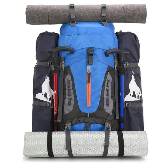 Fashion Leisure Waterproof Nylon Climbing Mountain Sports Travel Hiking Backpack
