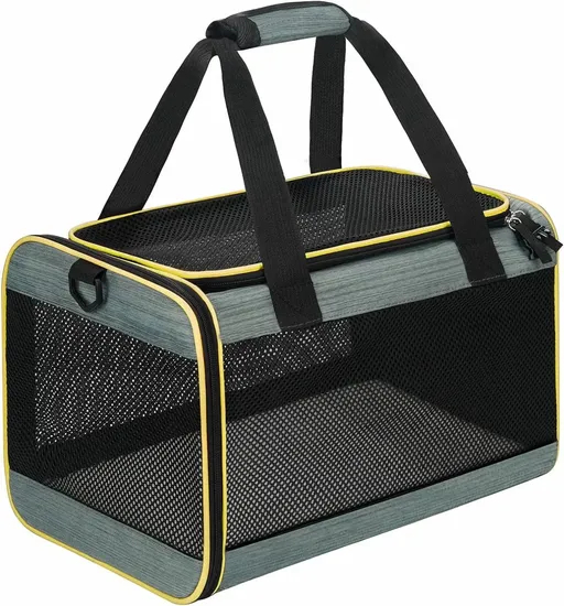 Factory Custom Soft Side Pet Travel Carrier Airline Approved Pet Carrier for Dog and Cat