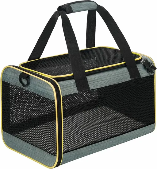 Factory Custom Soft Side Pet Travel Carrier Airline Approved Pet Carrier for Dog and Cat