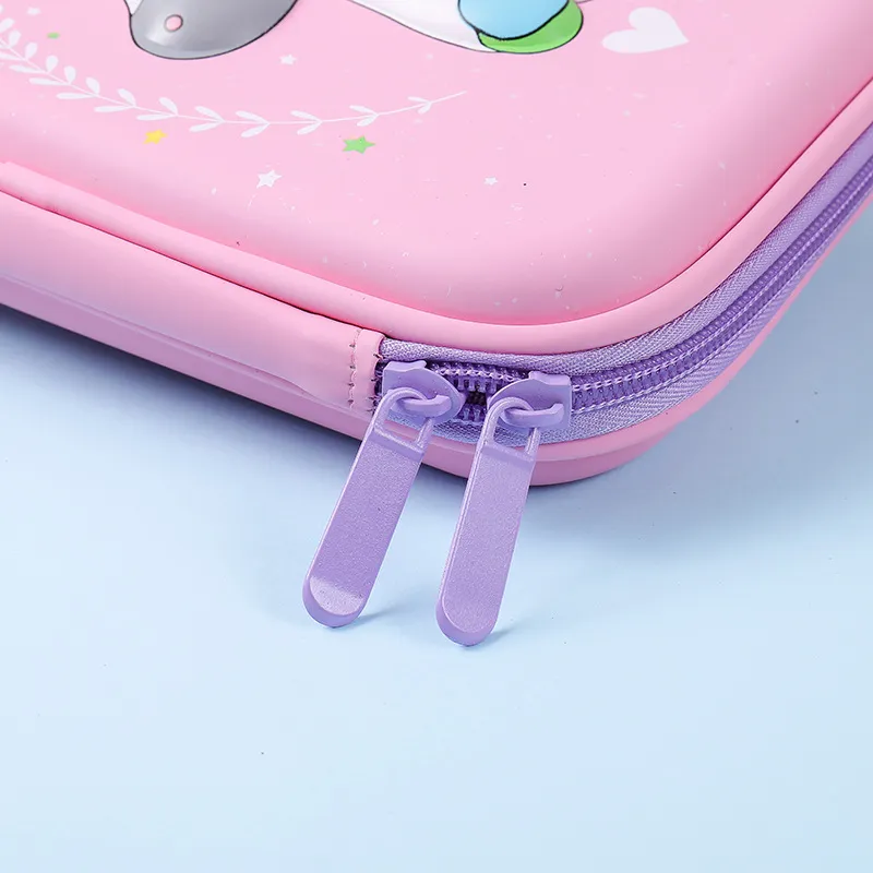 New Large Capacity Pen Bag Cute Cartoon Unicorn Pencil Case with Zipper