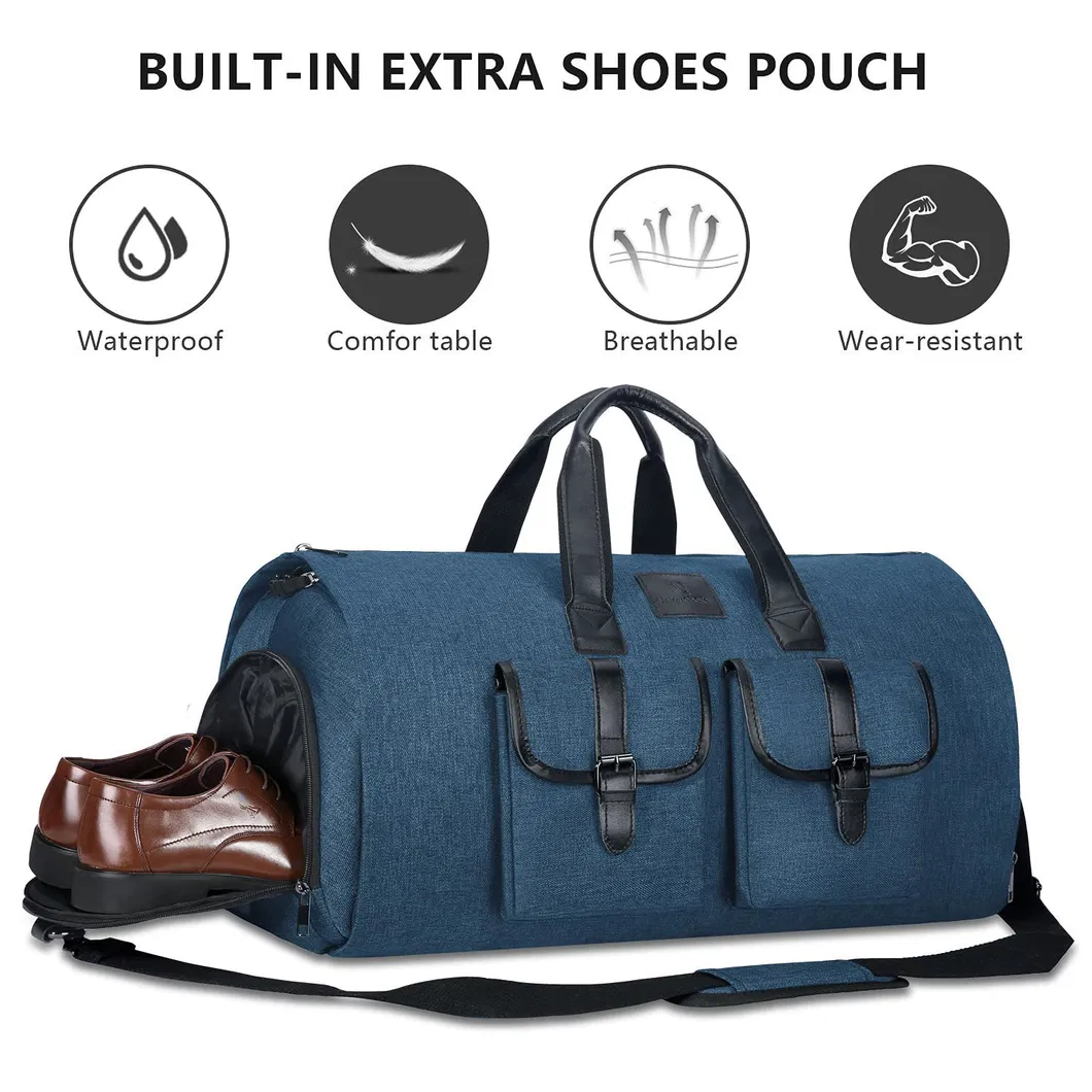 Luggage Bag Business Travel Suit Bag Mens Waterproof Handheld Crossbody Foldable Travel Bag