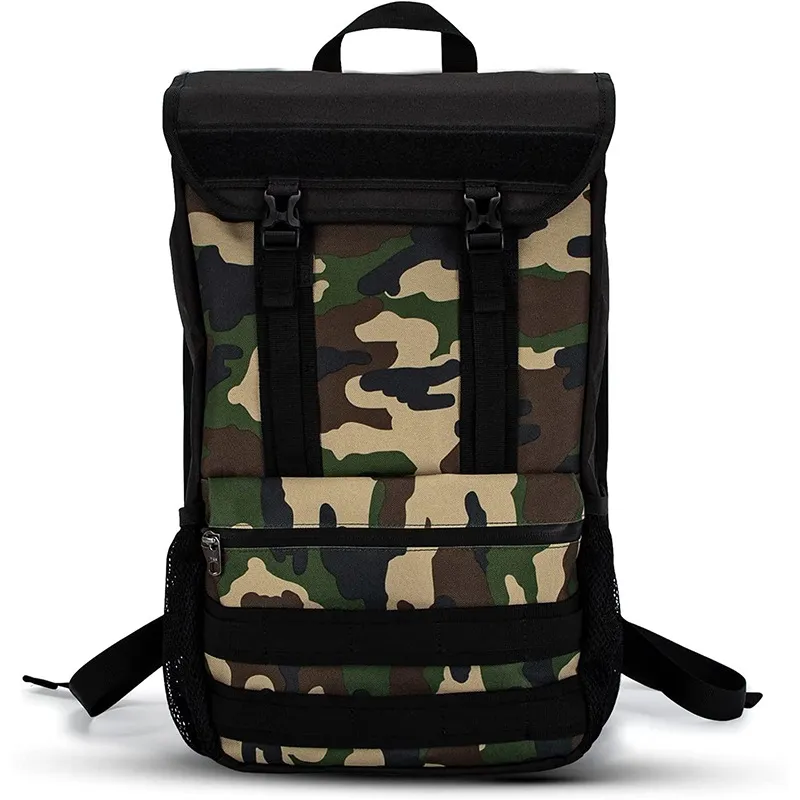 Factory Customized Outdoor Sports Camouflage Skateboard Storage Backpack