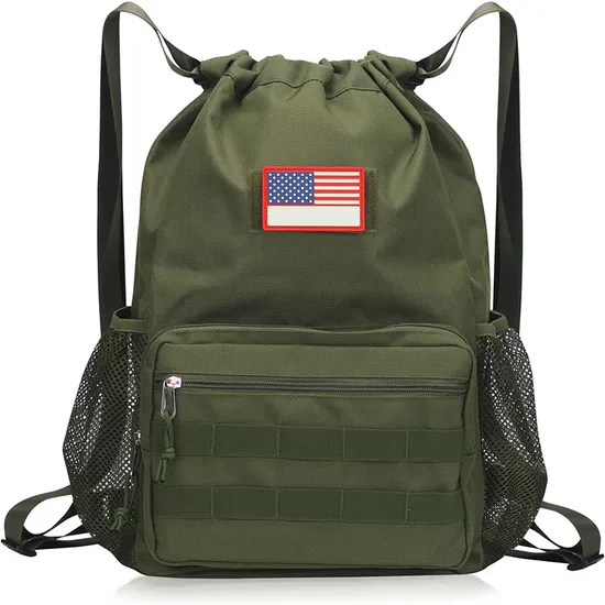 Factory Tactical Drawstring Backpack Swimming Fitness Travel Storage Drawstring Backpack