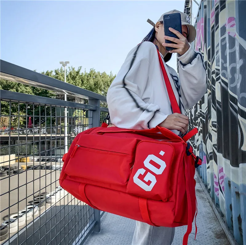 Yoga Fitness Bag Outdoor Travel Lightweight One Shoulder Crossbody Large Capacity Backpack