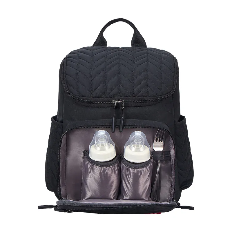 Mommy Bag Embroidered Thread Baby Bag Large Capacity Travel Bag Diaper Backpack