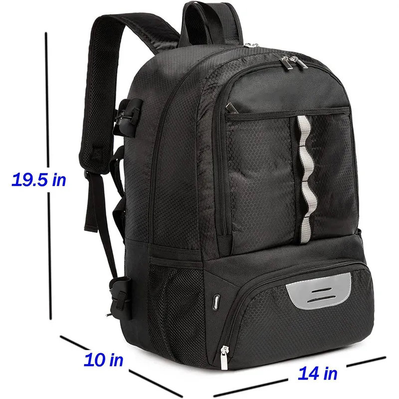 New Baseball Backpack Universal Lacrosse Sports Backpack