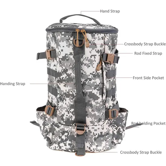 Factory Customized Tactical Style Backpack Travel Bag Camping Backpack