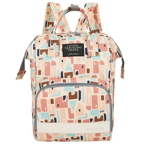 2024 New Mommy Bag for Mothers and Babies Fashion Handheld Large Capacity Diaper Backpack