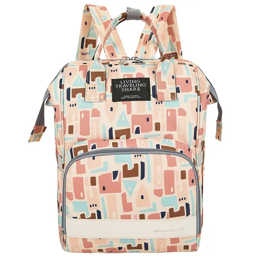 2024 New Mommy Bag for Mothers and Babies Fashion Handheld Large Capacity Diaper Backpack