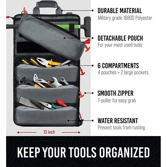 Factory Customized Cross-Border Convenient and Wear-Resistant Outdoor Portable Tools Bag