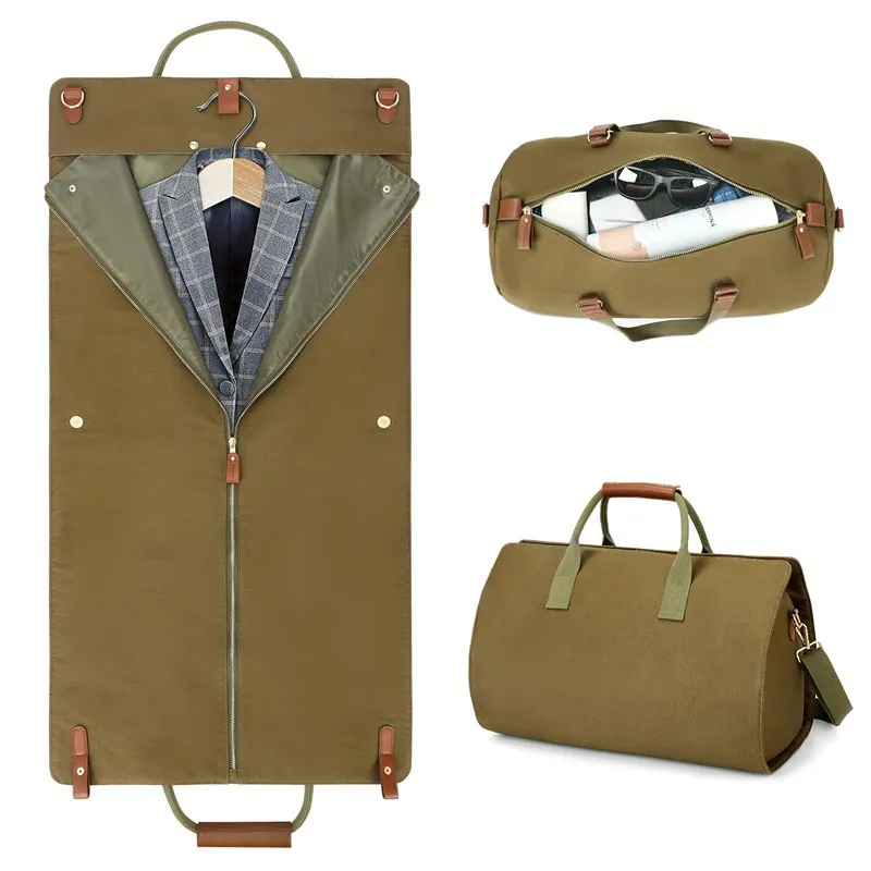 New 2-in-1 Suit Bag Travel Portable High-Capacity Clothing Storage Bag