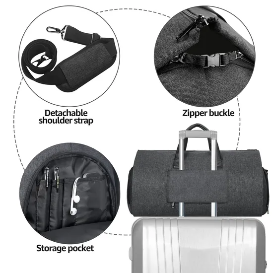 Luggage Bag Business Travel Suit Bag Mens Waterproof Handheld Crossbody Foldable Travel Bag