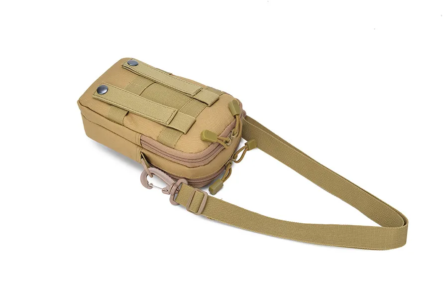 Outdoor Sports Hanging 7-Inch Belt Mountaineering Waist Bag Mobile Phone One Shoulder Tactical Crossbody Bag