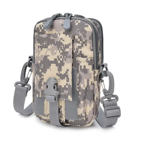 Outdoor Sports Hanging 7-Inch Belt Mountaineering Waist Bag Mobile Phone One Shoulder Tactical Crossbody Bag
