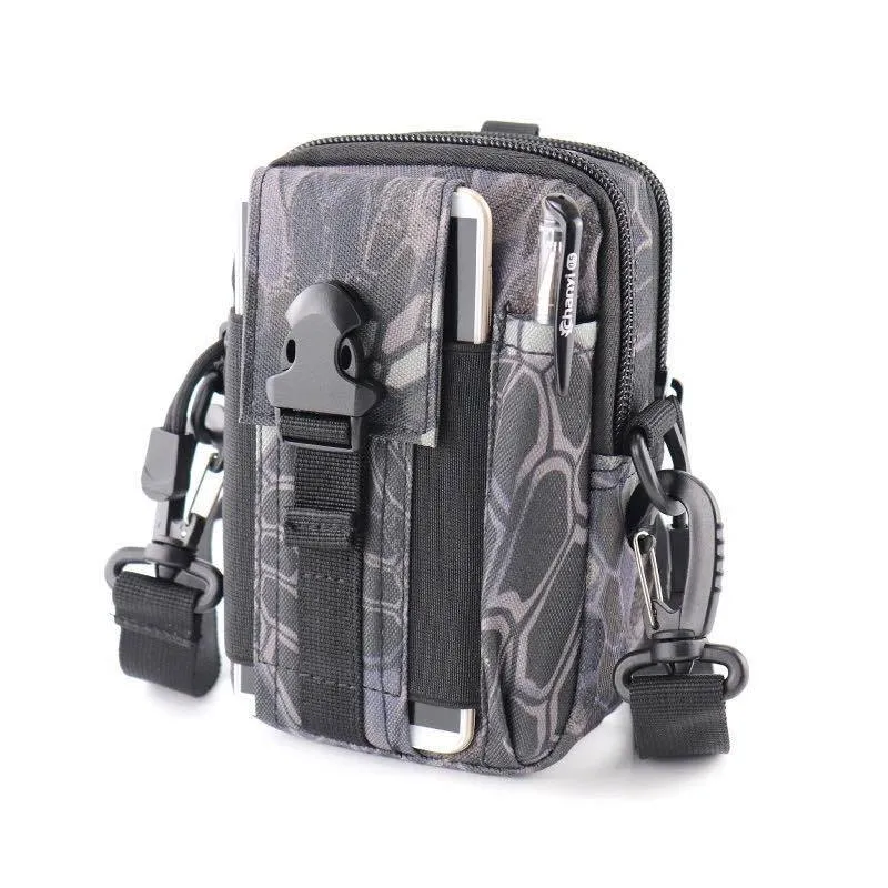 Multi Functional Tactical Sports Waist Bag for Outdoor Hiking and Mountaineering Mobile Phone Bag