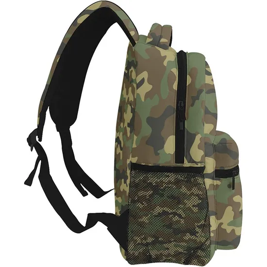 Tactical Camouflage Style Training Backpack College Students Dormitory Backpack