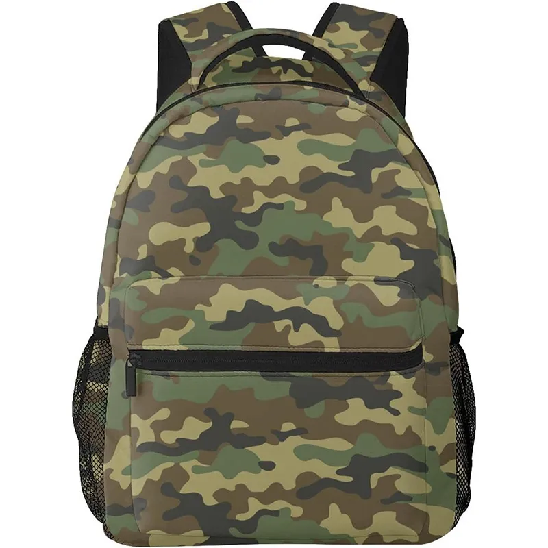 Tactical Camouflage Style Training Backpack College Students Dormitory Backpack