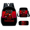 Skifidi Toilet Man Mock Book Bag for Primary and Secondary School Students Shoulder Bag Pen Bag Backpack Three Piece Set