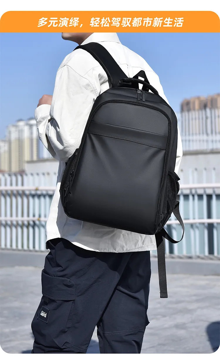 Men Business Computer Backpack 15.6-Inch Laptop Leisure Travel Backpack