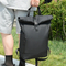 Men Large Capacity Outdoor Roll Top Leisure Travel Backpack