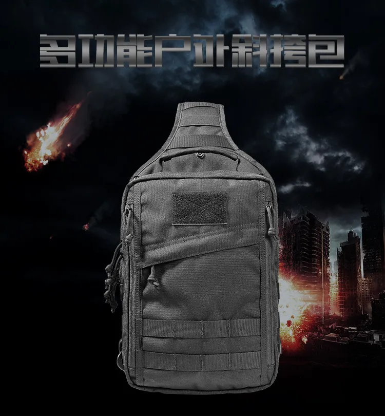 Tactical Shoulder Bag Outdoor Multi Functional Shoulder Crossbody Bag