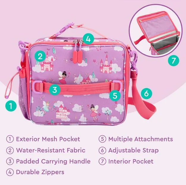 Custom Cooler Bag Cute Insulated Bag Kids Reusable Lunch Bags