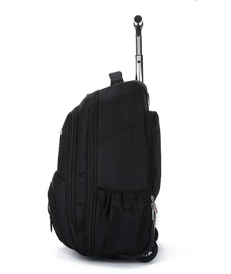 Men Wholesale Customized Wheel Trolley Travel Bag Backpack Laptop Backpack School Backpack