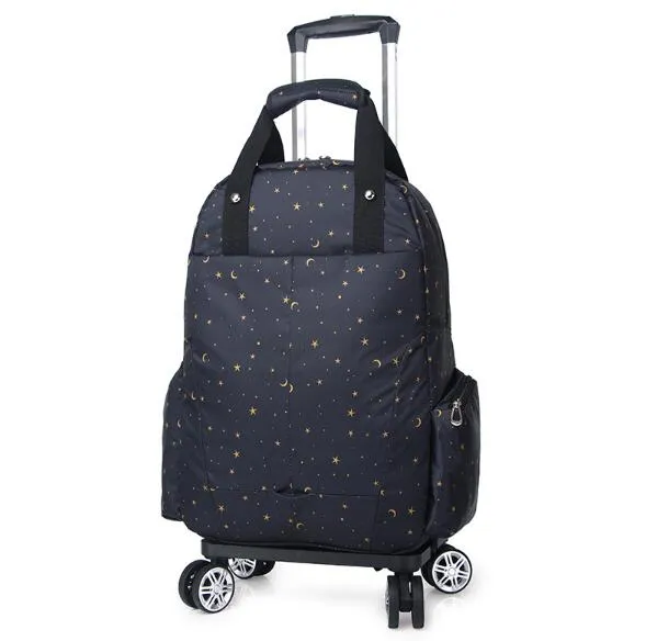 Travel Laptop Backpacks with Wheels Men School Backpack Trolley Business Backpack Suitcase for Travel