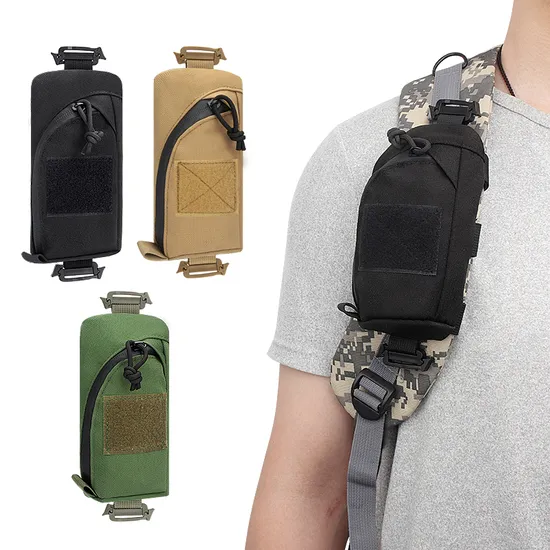 Outdoor Tactical Accessory Mountaineering Backpack Shoulder Strap Mobile Phone Bag