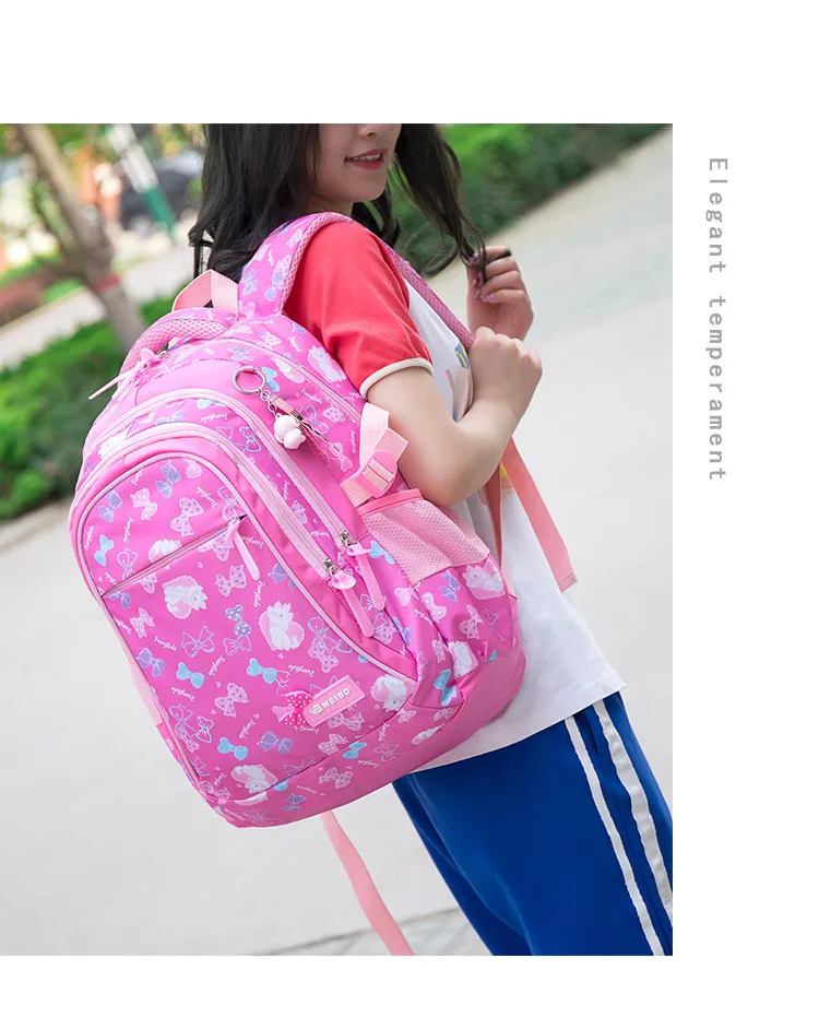 Wholesale Student Backpack Three Piece Set Fashionable Printed Backpack