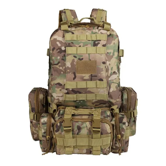 Factory Customized Camouflage Molle Functional Tactical Bag for Outdoor Mountaineering Sports Backpack