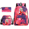 Schoolbags Around Hell Inn Anime Three Piece Schoolbag for Students Cartoon Printing Trend Backpack