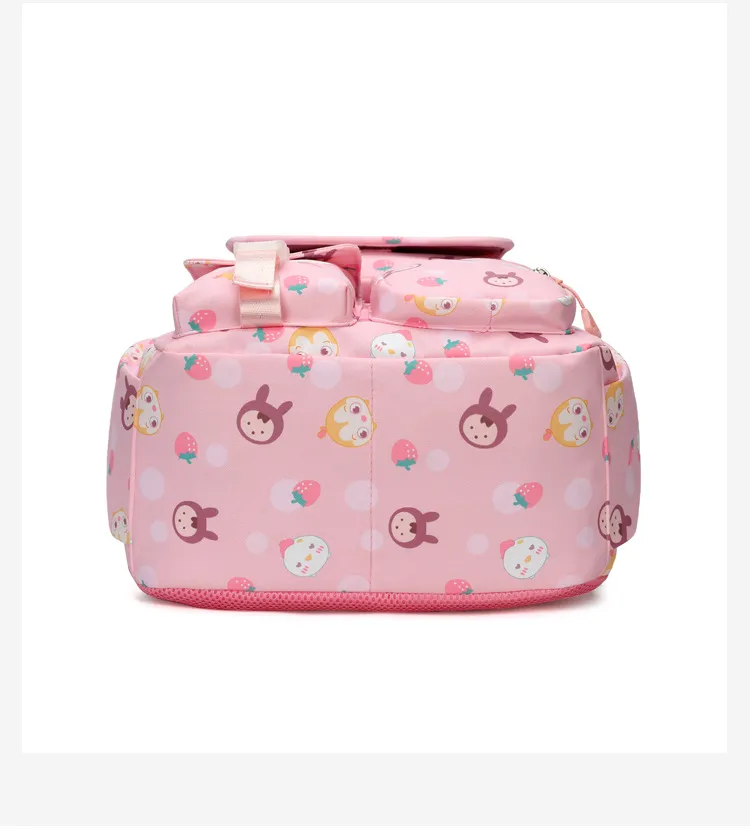 Factory New Elementary School Backpack Splash Proof Large Capacity Casual Three Piece Backpack Set