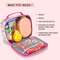 Factory Customized Rainbow Children′s Backpack Elementary School Girl 3 Piece Set Backpack