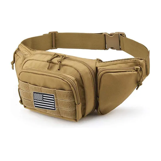 Tactical Waist Bag Shoulder Bag Riding Waterproof Multi-Function Waist Bag