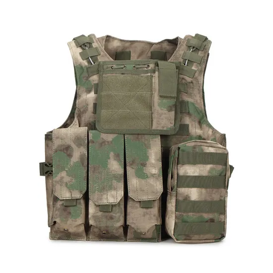 Outdoor Tactical Vest Solid Color Wear-Resistant Extended Waterproof Fabric for Training Clothes Vest