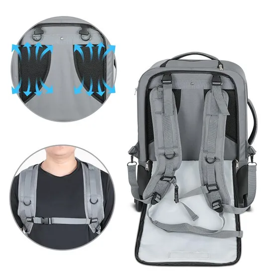 SLR Camera Backpack for Outdoor Photography, Pull Rod Backpack, Multifunctional Digital Camera Backpack