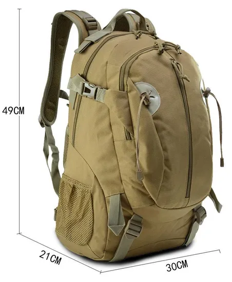 Factory Wholesale Leisure Travel Backpacks for Men′s Large Capacity Camouflage Tactical Hiking and Mountaineering Outdoor Backpacks