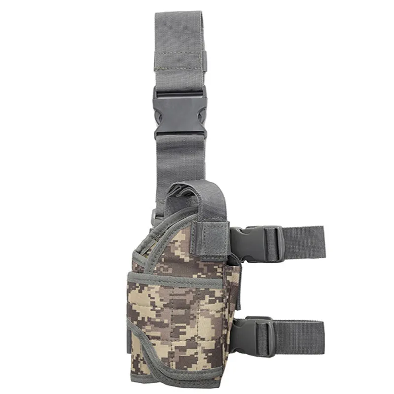 Outdoor Tactical Gun Holster Cp Color Tornado Thigh Sleeve Camouflage Universal Quick Release Sleeve