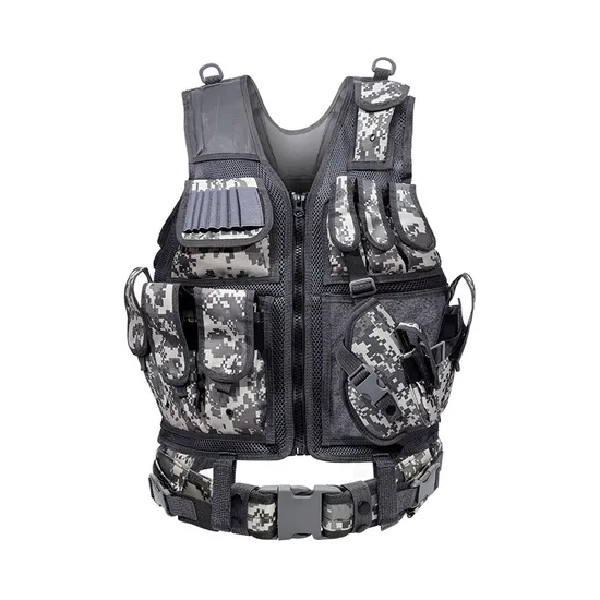 Factory Customized Vest Equipment Tactical Vest Mesh Amphibious Wilderness Exploration Multifunctional Vest