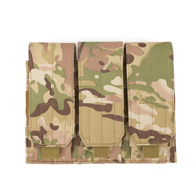 Molle Accessory Bag 556 Tactical Triple Clip Bag Camouflage Tactical Vest Accessory Pack Waist Pack Factory Direct Sales