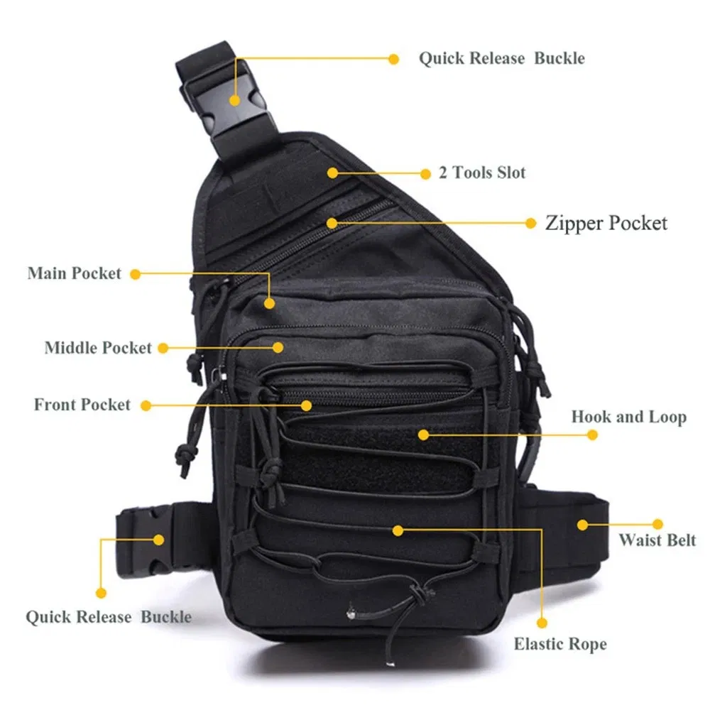 Small Chest Cycling Bag Single Shoulder Bag Outdoor Tactical Small Chest Bag