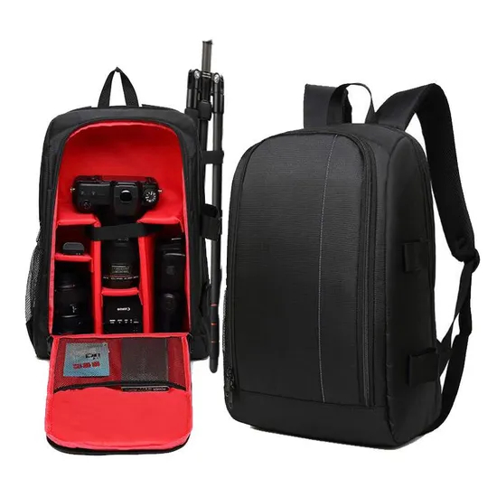 New DSLR Camera Bag Waterproof Wear-Resistant Digital Photography Outdoor Backpack
