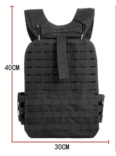 Quick Decomposed Tactical Vest Black Multi Functional Camo Outdoor Tactical Vest